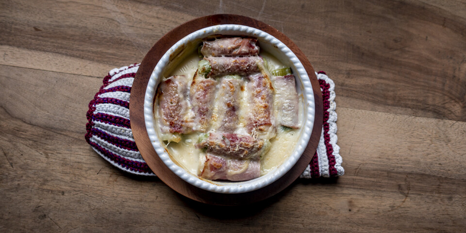 Lauch mit Schinken au Gratin | Elisabeth Fülscher